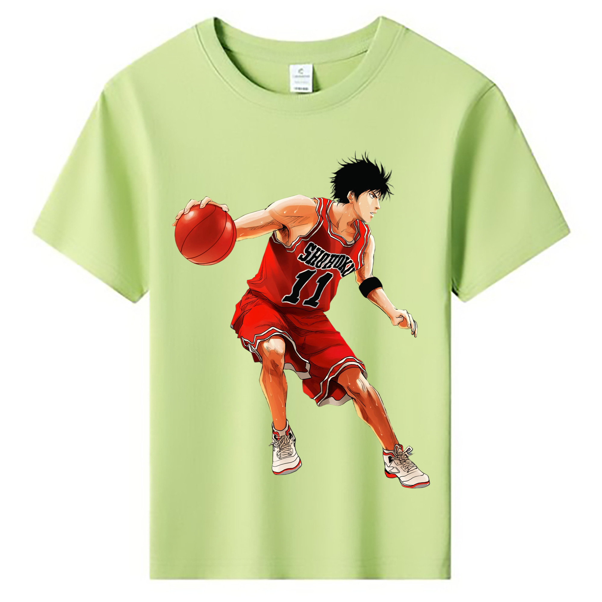 （画像用） SLAM DUNK／スラムダンク 綿100％キッズTシャツ（フロントプリント）
